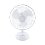 GloboStar® SOLARI-FAN 85354 Solar Fan Αυτόνομος Ηλιακός Επιτραπέζιος Ανεμιστήρας 25W 2 Λειτουργιών Ρεύματος με AC 220-240V ή με Φωτοβολταϊκό Panel 9V 12W & Επαναφορτιζόμενη Μπαταρία Li-ion 7.4V 4400mAh - 3 Ταχύτητες - IP20 - Μ24 x Π36 x Υ49cm - Λευκό - 2 Years Warranty - Image 3
