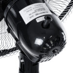 GloboStar® SOLARA-FAN 85356 Solar Fan Αυτόνομος Ηλιακός Επιδαπέδιος Ανεμιστήρας 25W 2 Λειτουργιών Ρεύματος με AC 220-240V ή με Φωτοβολταϊκό Panel 9V 12W & Επαναφορτιζόμενη Μπαταρία Li-ion 7.4V 4400mAh - 3 Ταχύτητες - Ενσωματωμένο USB 2.0 Charger Συσκευών - IP20 - Μ44 x Π37.5 x Υ132cm - Μαύρο - 2 Years Warranty - Image 6