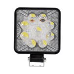 GloboStar® 85404 Vehicle Work Lights - Φώτα Εργασίας για Οχήματα LED 27W DC 10-30V Αδιάβροχο IP67 Ψυχρό Λευκό 6000K Μ14 x Π11 x Υ2.2cm - Image 2