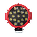 GloboStar® 85422 Vehicle & Forklift Work Lights - Φώτα Εργασίας για Οχήματα Περονοφόρα - Κλάρκ LED 45W DC 9-80V Αδιάβροχο IP67 Μαύρο Κόκκινο Μ20 x Π18 x Υ5cm - Image 3