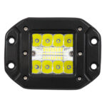 GloboStar® 85442 PRO Series Χωνευτός Προβολέας Εργασίας - Φώτα Ημέρας - Working Light - DRL για Αυτοκίνητα & Φορτηγά LED CREE XBD 42W 4200lm DC 10-30V Αδιάβροχο IP65 Ψυχρό Λευκό 6000K - Image 2