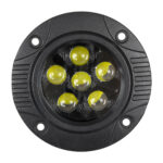 GloboStar® 85445 PRO Series Χωνευτός Προβολέας Εργασίας - Φώτα Ημέρας - Working Light - DRL για Αυτοκίνητα & Φορτηγά LED CREE XBD 24W 2400lm DC 10-30V Αδιάβροχο IP65 Ψυχρό Λευκό 6000K - Image 2