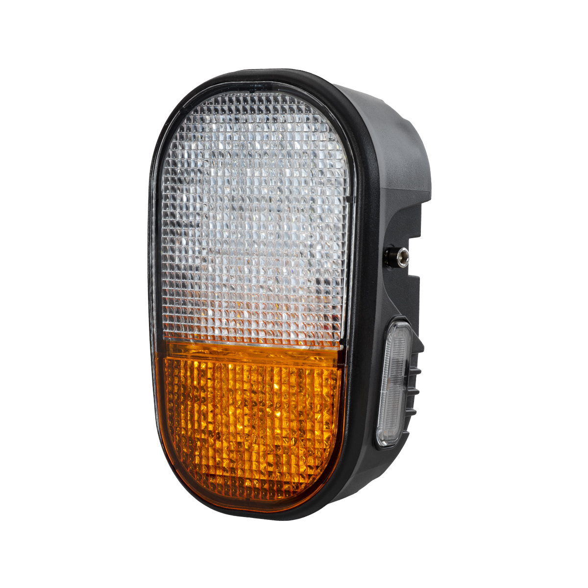 GloboStar® 85455 E57 Mark Σετ 2 x Φανάρια για TOYOTA & UNIVERSAL FORKLIFT Βασικού Φωτισμού για Οχήματα Περονοφόρα - Κλάρκ με Φλας LED 40W DC 10-80V Αδιάβροχα IP6K9K Πορτοκαλί & Ψυχρό Λευκό 6000K Μ20 x Π8 x Υ12cm - Image 2