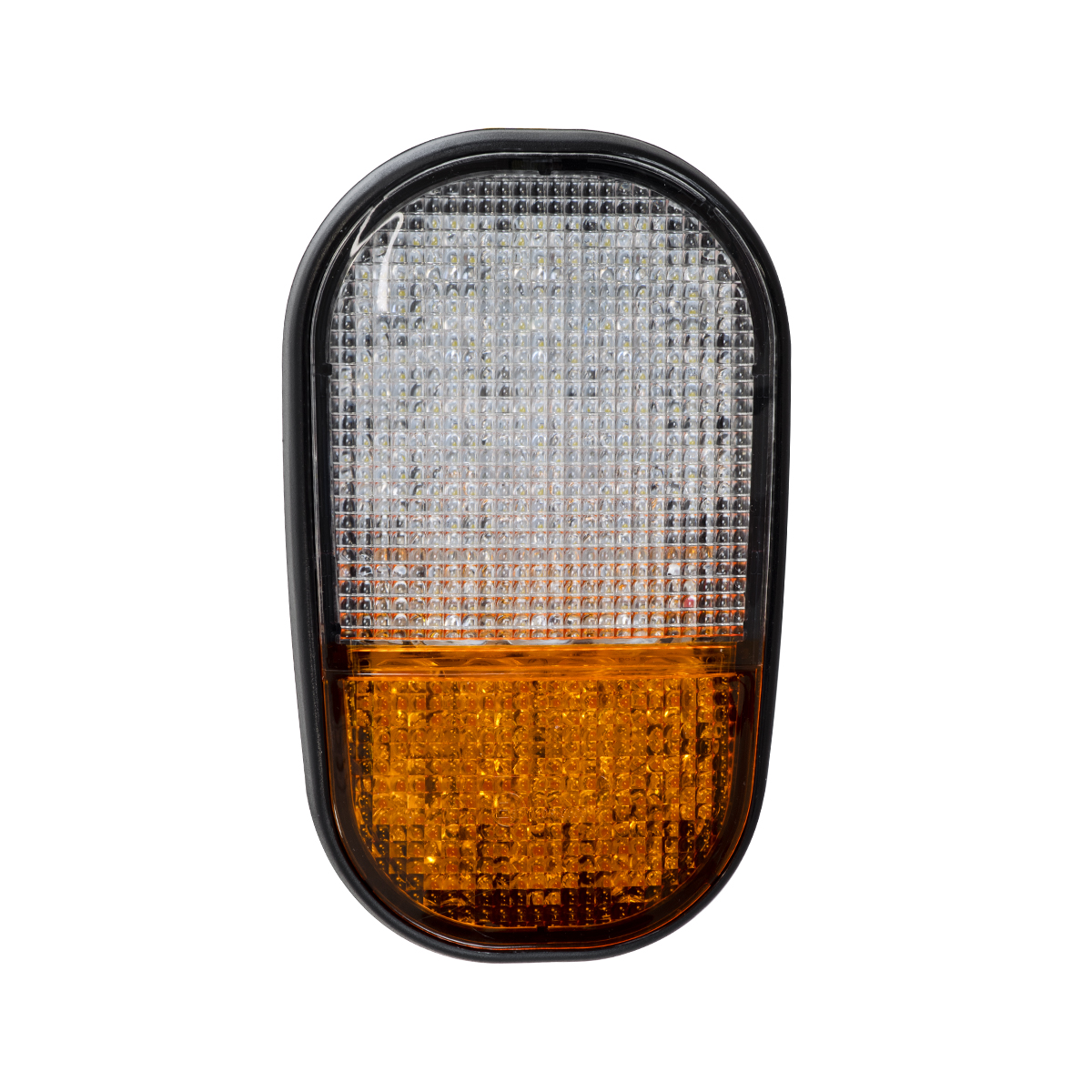 GloboStar® 85455 E57 Mark Σετ 2 x Φανάρια για TOYOTA & UNIVERSAL FORKLIFT Βασικού Φωτισμού για Οχήματα Περονοφόρα - Κλάρκ με Φλας LED 40W DC 10-80V Αδιάβροχα IP6K9K Πορτοκαλί & Ψυχρό Λευκό 6000K Μ20 x Π8 x Υ12cm - Image 3