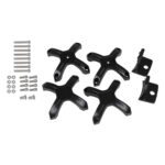 GloboStar® 85556 ΣΕΤ 2 Βάσεις Στήριξης για Μπάρες - Προβολάκια LED Rollbar JEEP BAR Holder - Brackets - 2.25" έως 3" Inches Universal - Image 7