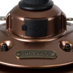 GloboStar® 85697 Αυτόνομο Φανάρι Camping LED 4W USB 2.0 με Επαναφορτιζόμενη Μπαταρία 1 x 18650 2000mAh Li-ion Power Bank IP20 Dimmable Καφέ με Διάφανο Γυαλί CCT Εναλλαγή Φωτισμού μέσω On/Off All In One Ψυχρό 6000K+Φυσικό 4500K+Θερμό 2700K Φ13.5 x Υ17.5cm - Image 8