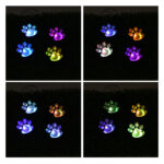 85700 Διακοσμητική Γιρλάντα Anime Footprints 2.5 Μέτρων με Controller 8 Προγραμμάτων Φωτισμού - 4 LED 1W με Ενσωματωμένη Μπαταρία 600mAh - Φωτοβολταϊκό Πάνελ - Αισθητήρα Ημέρας-Νύχτας - Βάση Κήπου & Μαύρο Καλώδιο Αδιάβροχη IP65 Πολύχρωμη RGB Μ2 - Image 10