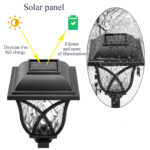 GloboStar® 85702 ΣΕΤ 6 Τεμαχίων Αυτόνομα Ηλιακά Φωτιστικά LED SMD 1W 100lm με Ενσωματωμένη Μπαταρία 600mAh - Φωτοβολταϊκό Πάνελ με Αισθητήρα Ημέρας-Νύχτας Αδιάβροχο IP65 Φανάρι Κήπου Τετράγωνο Θερμό Λευκό 3000K - Image 9