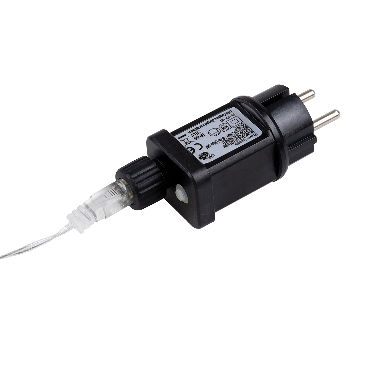 85803 Διακοσμητική Κουρτίνα 3 x 3 Μέτρα με Controller 8 Προγραμμάτων Φωτισμού - Επεκτεινόμενη 300 LED 8W AC 230V με Διάφανο Καλώδιο & Πρίζα Schuko Αδιάβροχη IP67 Θερμό Λευκό 3000K Μ3 x Υ3m - Image 4