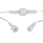 85803 Διακοσμητική Κουρτίνα 3 x 3 Μέτρα με Controller 8 Προγραμμάτων Φωτισμού - Επεκτεινόμενη 300 LED 8W AC 230V με Διάφανο Καλώδιο & Πρίζα Schuko Αδιάβροχη IP67 Θερμό Λευκό 3000K Μ3 x Υ3m - Image 5