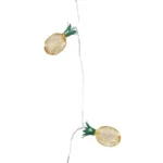 GloboStar® 85806 Διακοσμητική Γιρλάντα Pineapple Lamp 2 Μέτρα με Διακόπτη On/Off - 10 LED 1W με Μπαταρίες 2xAA & Διάφανο Καλώδιο IP44 Θερμό Λευκό 3000K Μ2m - Image 2