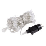 85828 Διακοσμητική Κουρτίνα 3 x 3 Μέτρα με Controller 8 Προγραμμάτων Εναλλαγών Φωτισμού - Επεκτεινόμενη 300 LED 3.6W AC 230V με Διάφανο Καλώδιο & Πρίζα Schuko Αδιάβροχη IP44 Ψυχρό Λευκό 6000K Μ3 x Υ3m - Image 2