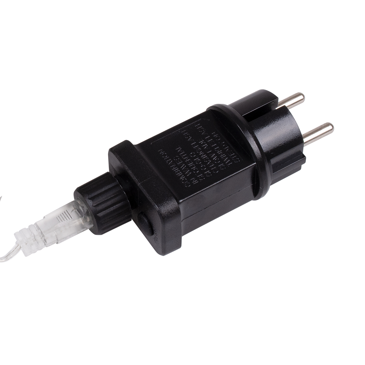 85830 Διακοσμητική Κουρτίνα 6 x 3 Μέτρα με Controller 8 Προγραμμάτων Εναλλαγών Φωτισμού - Επεκτεινόμενη 600 LED 6W AC 230V με Διάφανο Καλώδιο & Πρίζα Schuko Αδιάβροχη IP44 Θερμό Λευκό 3000K Μ6 x Υ3m - Image 3