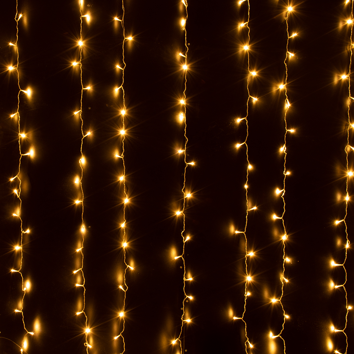 85830 Διακοσμητική Κουρτίνα 6 x 3 Μέτρα με Controller 8 Προγραμμάτων Εναλλαγών Φωτισμού - Επεκτεινόμενη 600 LED 6W AC 230V με Διάφανο Καλώδιο & Πρίζα Schuko Αδιάβροχη IP44 Θερμό Λευκό 3000K Μ6 x Υ3m - Image 5