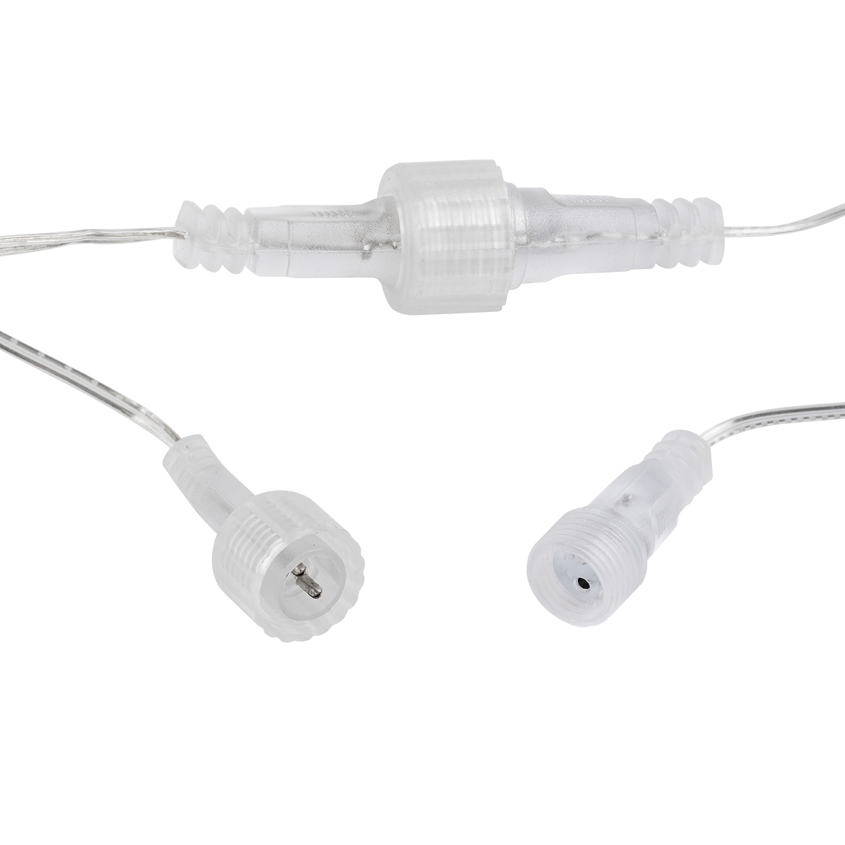 85832 Διακοσμητική Κουρτίνα 6 x 3 Μέτρα με Controller 8 Προγραμμάτων Φωτισμού - Επεκτεινόμενη 600 LED 6W AC 230V με Διάφανο Καλώδιο & Πρίζα Schuko Αδιάβροχη IP44 Πολύχρωμο RGB Μ6 x Υ3m - Image 4