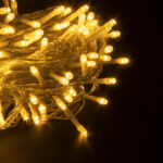 85836 Διακοσμητική Γιρλάντα 23 Μέτρα με Controller 8 Προγραμμάτων Εναλλαγών Φωτισμού - Επεκτεινόμενη 200 LED 3.6W AC 230V με Διάφανο Καλώδιο & Πρίζα Schuko Αδιάβροχη IP44 Θερμό Λευκό 3000K Μ23m - Image 5