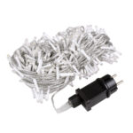 85840 Διακοσμητική Γιρλάντα 33 Μέτρα με Controller 8 Προγραμμάτων Εναλλαγών Φωτισμού - Επεκτεινόμενη 300 LED 3.6W AC 230V με Διάφανο Καλώδιο & Πρίζα Schuko Αδιάβροχη IP44 Ψυχρό Λευκό 6000K Μ33m - Image 2