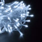 85840 Διακοσμητική Γιρλάντα 33 Μέτρα με Controller 8 Προγραμμάτων Εναλλαγών Φωτισμού - Επεκτεινόμενη 300 LED 3.6W AC 230V με Διάφανο Καλώδιο & Πρίζα Schuko Αδιάβροχη IP44 Ψυχρό Λευκό 6000K Μ33m - Image 5