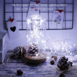 85843 Διακοσμητική Γιρλάντα 20 Μέτρα με Controller 8 Προγραμμάτων Εναλλαγών Φωτισμού - 200 LED 1.3W AC 230V με Χάλκινο Καλώδιο & Πρίζα Schuko Αδιάβροχη IP44 Ψυχρό Λευκό 6000K Μ20m - Image 6