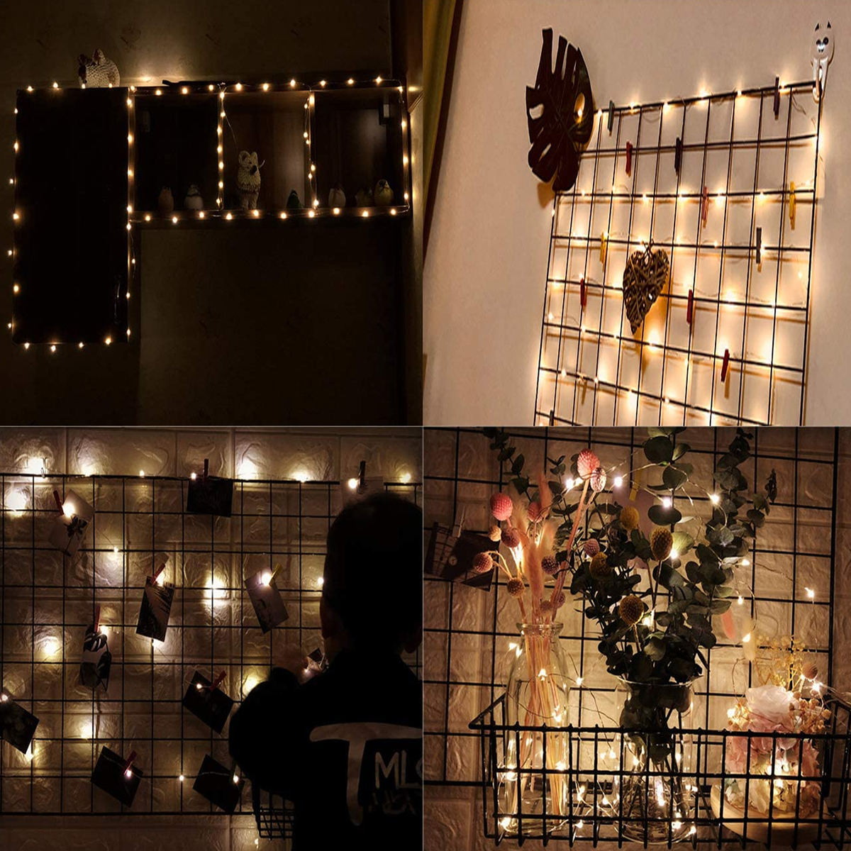 85845 Διακοσμητική Γιρλάντα 32 Μέτρα με Controller 8 Προγραμμάτων Εναλλαγών Φωτισμού - 300 LED 3.6W AC 230V με Χάλκινο Καλώδιο & Πρίζα Schuko Αδιάβροχη IP44 Θερμό Λευκό 3000K Μ32m - Image 5