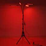 GloboStar® 85956 Grow Light Full Spectrum LED Φωτιστικό Ανάπτυξης Φυτών Γλάστρας με 4 Κινούμενες Κεφαλές & Τρίποδο 150cm SMD 2835 20W 180° AC230V IP20 με Dimmer & Timer Εσωτερικού Χώρου για Κάλυψη Επιφάνειας 1m x 1m Πλήρους Φάσματος Φωτισμού - Image 10