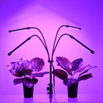 GloboStar® 85956 Grow Light Full Spectrum LED Φωτιστικό Ανάπτυξης Φυτών Γλάστρας με 4 Κινούμενες Κεφαλές & Τρίποδο 150cm SMD 2835 20W 180° AC230V IP20 με Dimmer & Timer Εσωτερικού Χώρου για Κάλυψη Επιφάνειας 1m x 1m Πλήρους Φάσματος Φωτισμού - Image 7