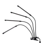 GloboStar® 85957 Grow Light Full Spectrum LED Φωτιστικό Ανάπτυξης Φυτών Γλάστρας με 4 Κινούμενες Κεφαλές & Βάση Μανταλάκι Clip SMD 2835 20W 160° AC230V IP20 με Dimmer & Timer Εσωτερικού Χώρου για Κάλυψη Επιφάνειας 1m x 1m Πλήρους Φάσματος Φωτισμού - Image 3