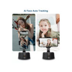 GloboStar® 86005 Following Face Auto Tracking Live Steaming Mobile Stand - Βάση Κινητού με Ανιχνευτή Κίνησης & Βάση για Τρίποδο - Μαύρο - Image 15