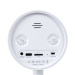 GloboStar® 86006 Rechargeable Table Camera WiFi HD 1080P 160° 1500mAh Two Way Audio Motion Detection & Digital Clock - Επαναφορτιζόμενη Επιτραπέζια Κάμερα WiFi HD 1080P 160° 1500mAh Διπλή Κατέυθυνση Ομιλίας Ανιχνευτή Κίνησης & Ψηφιακό Ρολόι - Λευκό - Image 6