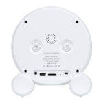 GloboStar® 86015 Rechargeable Table Camera 2MP WiFi HD 1080P 120° 5000mAh Two Way Audio Motion Detection & Digital Clock - Επαναφορτιζόμενη Επιτραπέζια Κάμερα 2MP WiFi HD 1080P 120° 5000mAh Διπλή Κατέυθυνση Ομιλίας Ανιχνευτή Κίνησης Ψηφιακό Ρολόι - Λευκό - Image 4