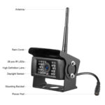 GloboStar® 86025 WiFi Έγχρωμη Κάμερα 720p SWD HD Οπισθοπορείας Αυτοκινήτου-Φορτηγού DC 12-24V 120° με Εφαρμογή APP Night Capture με Parking Lines Αδιάβροχη IP69K - Image 12