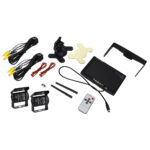 GloboStar® 86031 2 x WiFi Έγχρωμες Κάμερες 720p CMOS HD Οπισθοπορείας Αυτοκινήτου-Φορτηγού DC 12-24V 170° με Οθόνη 7" DC 12-24V Night Capture με Parking Lines και Ασύρματο Χειριστήριο Αδιάβροχη IP65 - Image 8