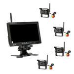 GloboStar® 86032 4 x WiFi Έγχρωμες Κάμερες 720p CMOS HD Οπισθοπορείας Αυτοκινήτου-Φορτηγού DC 12-24V 170° με Οθόνη 7" DC 12-24V Night Capture με Parking Lines και Ασύρματο Χειριστήριο Αδιάβροχη IP65 - Image 9