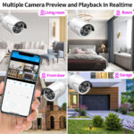 GloboStar® 86038 Ασύρματο Καταγραφικό με 8 x Camera 2MP 1080P WiFi  150° Μοιρών - Αδιάβροχο IP66 - Νυχτερινή Όραση με LED IR - Μονή Κατέυθυνση Ομιλίας - Ανιχνευτή Κίνησης - Νυχτερινή Λήψη - Λευκό - Image 13