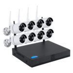 GloboStar® 86038 Ασύρματο Καταγραφικό με 8 x Camera 2MP 1080P WiFi  150° Μοιρών - Αδιάβροχο IP66 - Νυχτερινή Όραση με LED IR - Μονή Κατέυθυνση Ομιλίας - Ανιχνευτή Κίνησης - Νυχτερινή Λήψη - Λευκό - Image 2