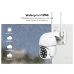 GloboStar® 86041 Ασύρματο Καταγραφικό με Οθόνη - 4 x Camera 2MP 1080P WiFi  360° Μοιρών - Αδιάβροχο IP66 - Νυχτερινή Όραση με LED IR - Διπλή Κατέυθυνση Ομιλίας - Ανιχνευτή Κίνησης - Νυχτερινή Λήψη - Λευκό - Image 21