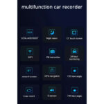 GloboStar® 86057 Καθρέπτης Αυτοκινήτου με 3 Κάμερες 3CHs AHD 1080P 170° - 4G Sim Card Slot - WiFi - GPS Navigator - Bluetooth - G Sensor - 24h Monitoring - FM Transmitter -  Νυχτερινή Όραση - Μαύρο - Image 12