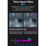 GloboStar® 86057 Καθρέπτης Αυτοκινήτου με 3 Κάμερες 3CHs AHD 1080P 170° - 4G Sim Card Slot - WiFi - GPS Navigator - Bluetooth - G Sensor - 24h Monitoring - FM Transmitter -  Νυχτερινή Όραση - Μαύρο - Image 14