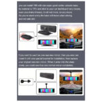 GloboStar® 86058 Καθρέπτης Αυτοκινήτου Android 9.0 360° με 4 Κάμερες SD Card Slot - RAM2GB+ROM32GB - FM Transmitter -  Νυχτερινή Όραση - με Parking Lines - Μαύρο - Image 11