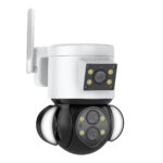 GloboStar® 86076 Επιτοίχια Κάμερα Πρίζας WiFi HD 1080P 350° Διπλή Κατέυθυνση Ομιλίας & Ανιχνευτή Κίνησης - Απομακρυσμένος Έλεγχος - Αδιάβροχη IP65 - Λευκό Μαύρο - Μ15 x Π14.5 x Y15cm - 2 Χρόνια Εγγύηση - Image 2