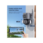 GloboStar® 86077 Επιτοίχια Κάμερα Πρίζας WiFi HD 1080P 350° Διπλή Κατέυθυνση Ομιλίας & Ανιχνευτή Κίνησης - Απομακρυσμένος Έλεγχος - Αδιάβροχη IP65 - Γρι Μαύρο - Μ15 x Π14.5 x Y15cm - 2 Χρόνια Εγγύηση - Image 14