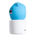 GloboStar® 86079 Επιτραπέζια Κάμερα WiFi HD 1080P 350° Διπλή Κατέυθυνση Ομιλίας & Ανιχνευτή Κίνησης - Απομακρυσμένος Έλεγχος Body Auto Tracking IP20 - Γαλάζιο Λευκό - Φ8 x Υ13cm - 2 Χρόνια Εγγύηση - Image 4