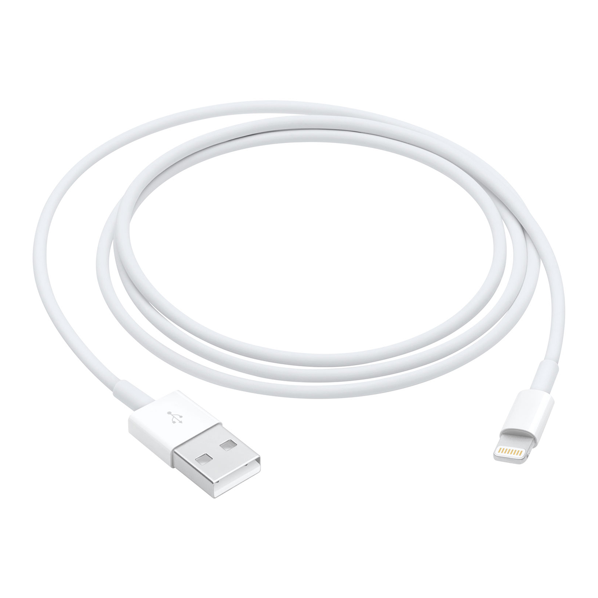 GloboStar® 86090 Καλώδιο Φόρτισης Fast Charging Data iPhone 1M από Regular USB 2.0 σε 8 Pin Lightning Λευκό - Image 2