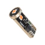 GloboStar® T10 W5W 81116 Λάμπα Αυτοκίνητου  3rd Generation Can-Bus Extreme Series LED 3 SMD 3030 3W 360lm 360° DC 12V IP20 Κόκκινο