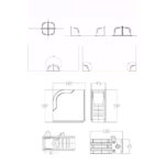 GloboStar® WINDOW-CORNA 90116 Αρχιτεκτονικό Γωνιακό Φωτιστικό Ανάδειξης Παραθύρων Window Light LED 6W 480m 3x172° DC 24V Αδιάβροχο IP65 L12 x W4.5 x H12cm RGB DMX512 - Γκρι Ανθρακί - 3 Years Warranty - Image 8