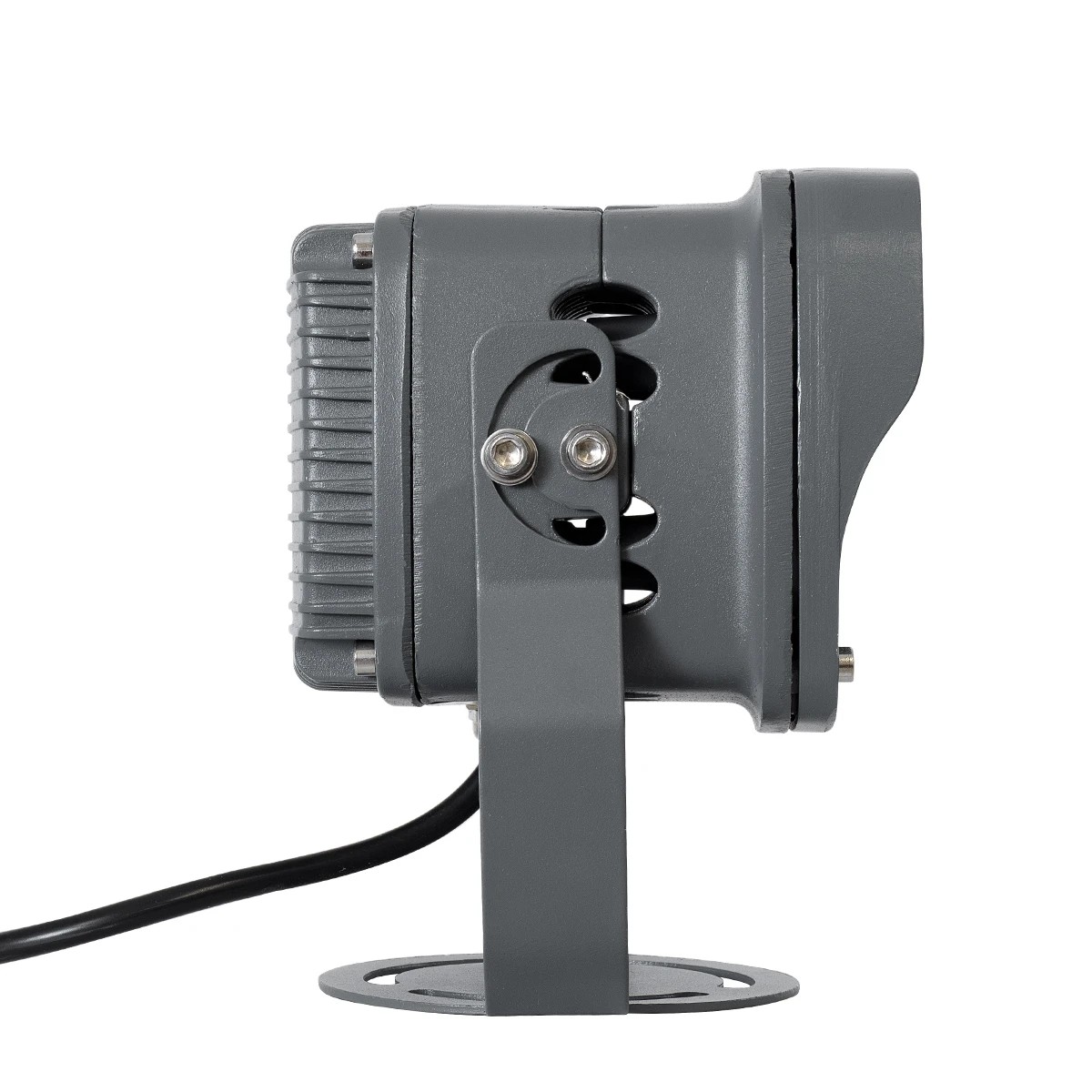 GLOBOSTAR® FLOOD-XENA 90121 Προβολέας Σποτ Wall Washer LED 12W 1320lm 10° AC 220-240V Αδιάβροχο IP65 Θερμό Λευκό 2700K - Γκρι Ανθρακί - Μ13.5 x Π11 x Υ15cm - 3 Χρόνια Εγγύηση - Image 2