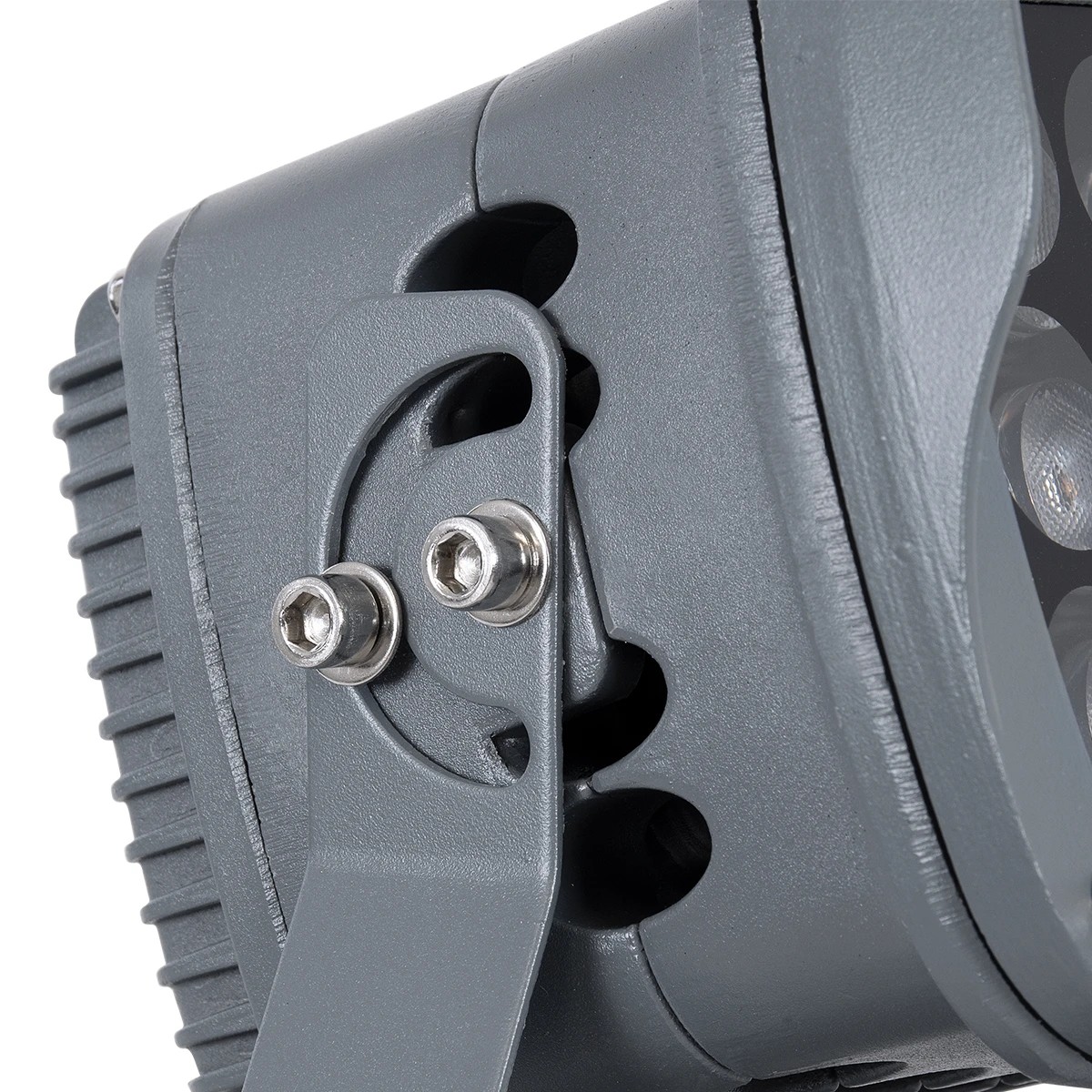 GLOBOSTAR® FLOOD-XENA 90121 Προβολέας Σποτ Wall Washer LED 12W 1320lm 10° AC 220-240V Αδιάβροχο IP65 Θερμό Λευκό 2700K - Γκρι Ανθρακί - Μ13.5 x Π11 x Υ15cm - 3 Χρόνια Εγγύηση - Image 5