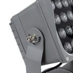 GloboStar® FLOOD-XENA 90127 Προβολέας Wall Washer με Αντιθαμβωτική Γρίλια για Φωτισμό Κτιρίων LED 24W 2520lm 10° AC 220-240V Αδιάβροχο IP65 Μ18 x Π13.5 x Υ18cm Αρχιτεκτονικό Πορτοκαλί 2200K - Γκρι Ανθρακί - 3 Χρόνια Εγγύηση - Image 6