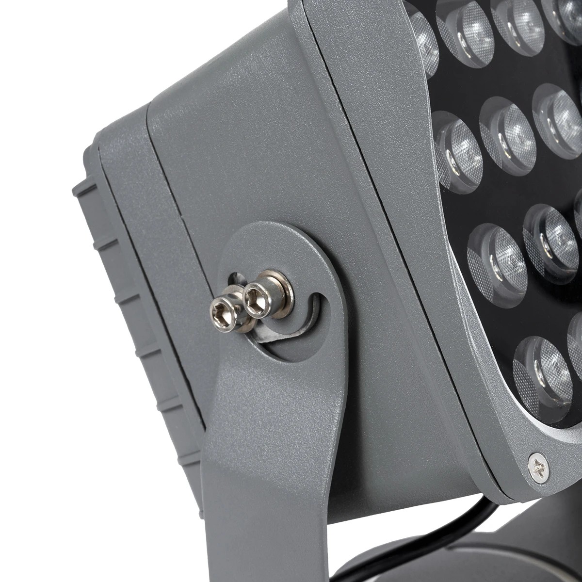 GLOBOSTAR® FLOOD-XENA 90128 Προβολέας Σποτ Wall Washer LED 24W 2640lm 10° AC 220-240V Αδιάβροχο IP65 Θερμό Λευκό 2700K - Γκρι Ανθρακί - Μ18 x Π13.5 x Υ18cm - 3 Χρόνια Εγγύηση - Image 6