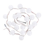 GloboStar® 90139 Digital Pixel Addressable Facade Module Chain String with 20 Spots - Ψηφιακή Αλυσίδα - Γιρλάντα με 20 Σποτ LED SMD 3535 15W 20LED 20PIXEL SPI/TTL Protocol IC UCS512B 900lm 240° DC 12V Αδιάβροχο IP67 Πολύχρωμο RGB - Μ200 x Π5 x Υ5cm - 3 Χρόνια Εγγύηση - Image 5